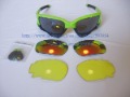 100% Men Sports Sunglasses Fashion Sunglasses 04205 Green Black-Dozen-Free Shipping