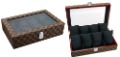 Elegant Fashion PU Leather 8 Poisitions Watch Case