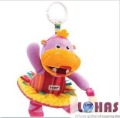 Lamaze Hippo Baby Crib Multi-education Infant Plush Rattle Toy