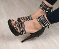 Sexy Buckled High Heel Lady woman Shoe