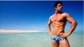New Arrival Many Colors Men's Sexy Polyester G-String Swim Trunks