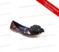 Shining Skin with Big Stylish Bowknot Lady's Graceful Dress Loafers