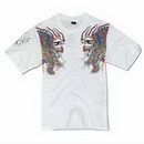 100% Cotton Arowana Printed Short Sleeves Men's T-Shirts