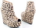 Fashion Korean Style Fish Head High Heels Bare Slope with Shoes