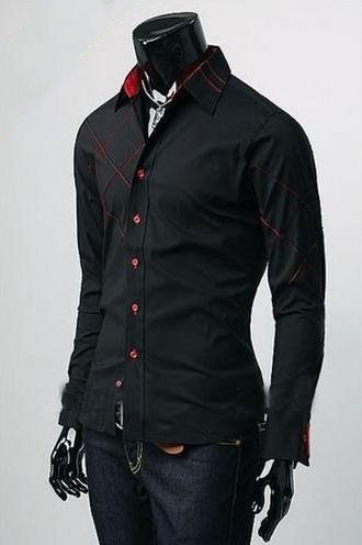 Men's Fashion Anti-Shrink Casual Slim Fit Stylish Long Sleeve Shirts
