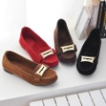 Ofice Lady's Iron Covered Women's Classic Loafers