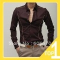 New Men's Casual Slim Fit Stylish Dress Shirts