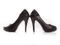 High Heel Elegant with Rivets Closed Toes Dress Loafers
