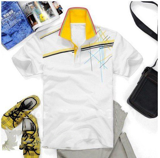 New Arrived Men's Short Sleeve Anti-Shrink Anti-Wrinkle T-shirt