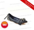 Punk Cool Style Lady's Casual Soft-Wear Rivets Head Dress Loafers