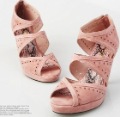 Black Fish Head Cute High Heeled Shoes