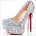 Fashion Ladies 14CM Double Water Table High Heel Shoes