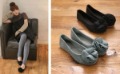 Lady's Sexy Platform Big Flower Fine Workmanship Loafers