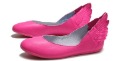 Womens Wings Ballerinas Flats Shoes White