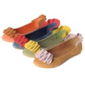 Colorful Cute Designer Women's Office Big Colorful Flower Dress Loafers