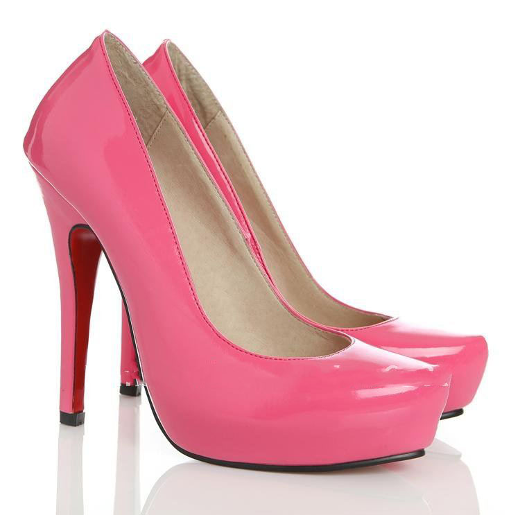 Fashion High On Red Square in The First  Water Proof Leather Heels Shoes