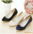 Classic Sexy High-Heeled PU Wedge Shoes