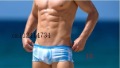 Many Colors Men's Sexy Waist with Rope Polyester Swim Trunks