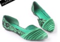 Women Flats Silk Fabric Lace Fashion Women Shoes 3 Colour