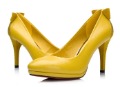 Crystal Bead Stiletto Heels with Shining Bowknot Women's Bridal Shoes