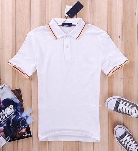 Pure White Color Wear Resistant Short Sleeves Men's Shirts