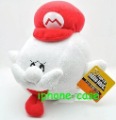 New Cute Mario Bros 8 Inch Ghost Red Cap Figure Plush Doll