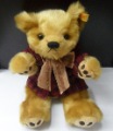 Brown & Red Cotton & Polyester Teddy Bear Stuffed & Plush Animal