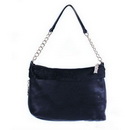 Black Single Shoulder Women's Genuine Leather Handbags & Shoulder Bags