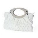 White Women's Genuine Leather Handbags & Messenger Bag