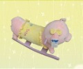 Fashion Pink Wooden Rocking Horse