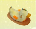 Fashion Yellow Duck Wooden Rocking Horse