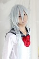 White Alice Long Ponytail Cosplay Party Hair Full Lace Wigs