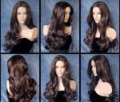 Ladies' Curl Stylish Long Health Full Lace Wigs