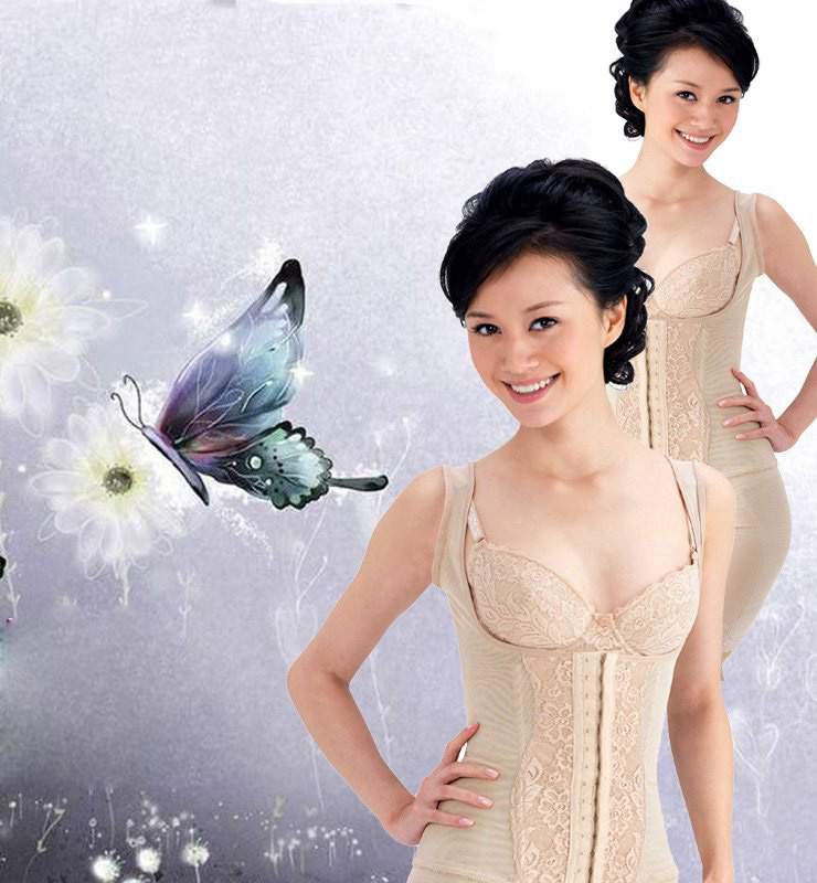 Ting Mei Quality Goods Dazzle Beauty Show Cat Back Clip Relaxed Suit Shaper