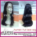 Natural Wave Natural Color Lady's Super Long Full Lace Wigs