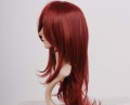 65cm Medium Wigs Gray Man Cross Marian Tomato Red Layer Cosplay Wig