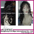 16 Inch Deep Wave Lady's Free Style Full Lace Wigs