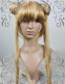 Blonde Sailor Moon Tsukino Usagi Long Length Sexy Cosplay Wigs