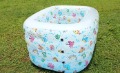 With Air Hole Sky Blue Plastic Swimming Pool
