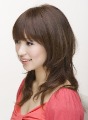 Ladylike Style Medium Length Free Style Full Lace Wigs