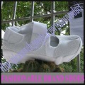 Genuine Leather & EVA White With Mesh Women's Casual Shoes