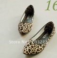Leopard Rubber & PU Flat Bottom Women's Casual Shoes