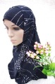 Elegant 2 Layers Muslim Hijabs islamic Hijabs Arabia Assorted Colors