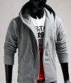 New 3color Hooded Eco-Friendly Windproof Sweater Men's Leisure Jacket
