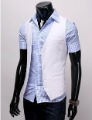 The Popular New Male Fashion Casual Slim Korean Version Vest 0647