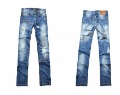 Men's Breathable Knee Width British Fashioh Jeans