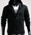 High Quality 100% Cotton New Men's 3color Hooded Sweater Leisure Jacket