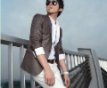 Gray Sliver Color Full Length Romantic Lapel Men's Suits