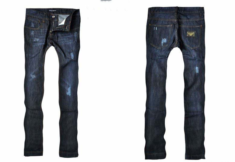 Men's Pure Cotton Straight British Fashion Leisrure Jeans