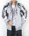 100% Polyester Gray Color Waterproof Design Men's Sweatshirts